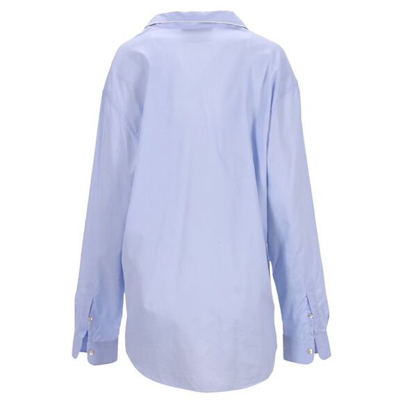 Gucci Button-Down Shirt in Light Blue Cotton - Picture 3 of 5